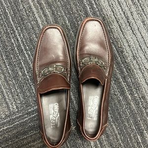 Men’s brown bit loafers Salvatore ferragamo